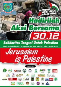 Aksi Bela Palestina di Kota Tangerang Selatan